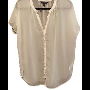 12 Banana Republic sheer blouse, size M